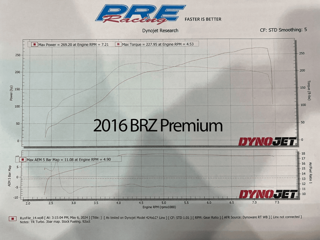 TR Subaru BRZ / Scion FRS / Toyota 86 FT86 Dual Ceramic Ball Bearing (DCBB) Turbo Kit Up to 500 WHP Stock Replacement