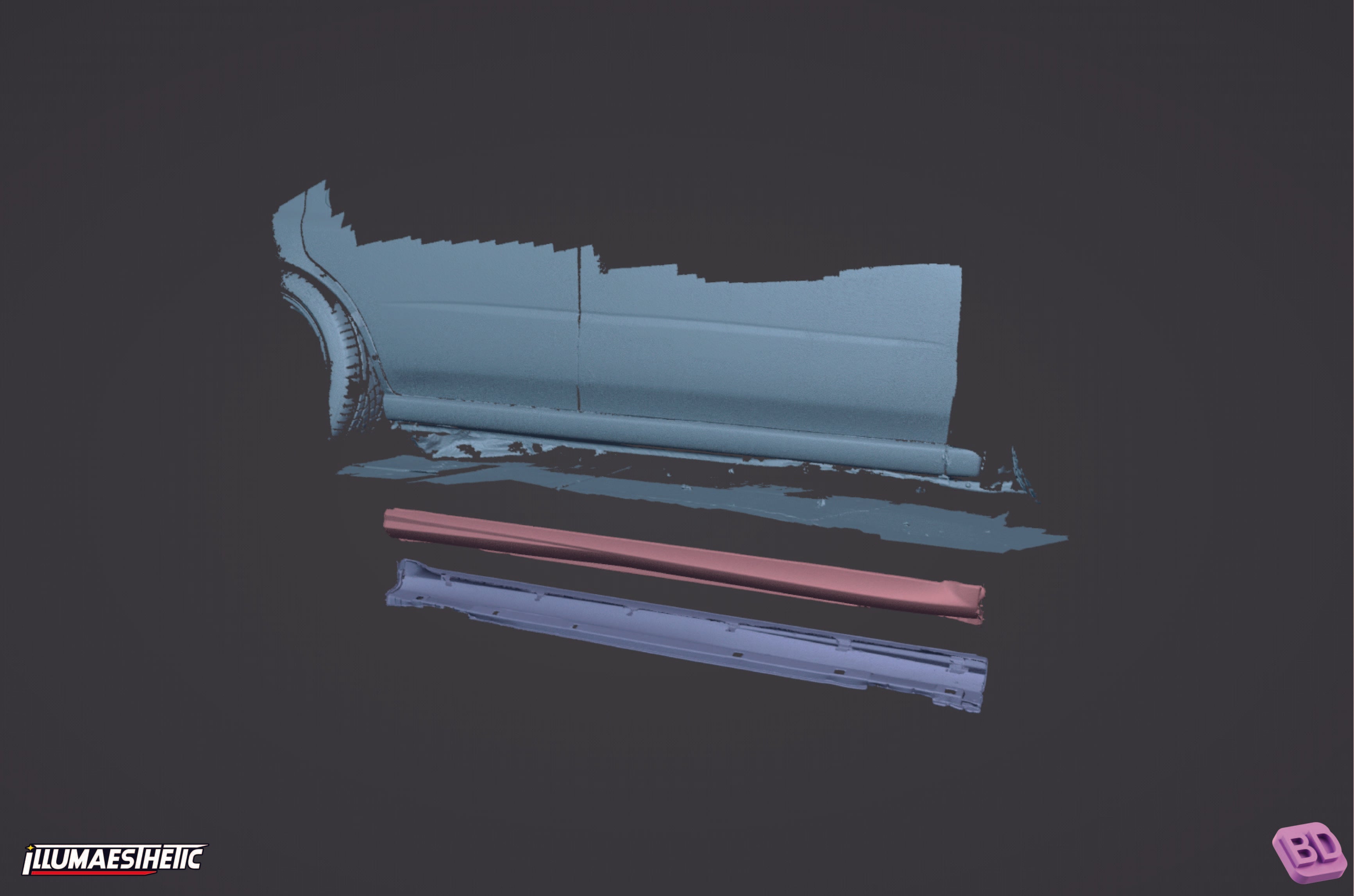 Subaru Impreza WRX STI Blobeye (GD) 3D Scan (2004-2005)
