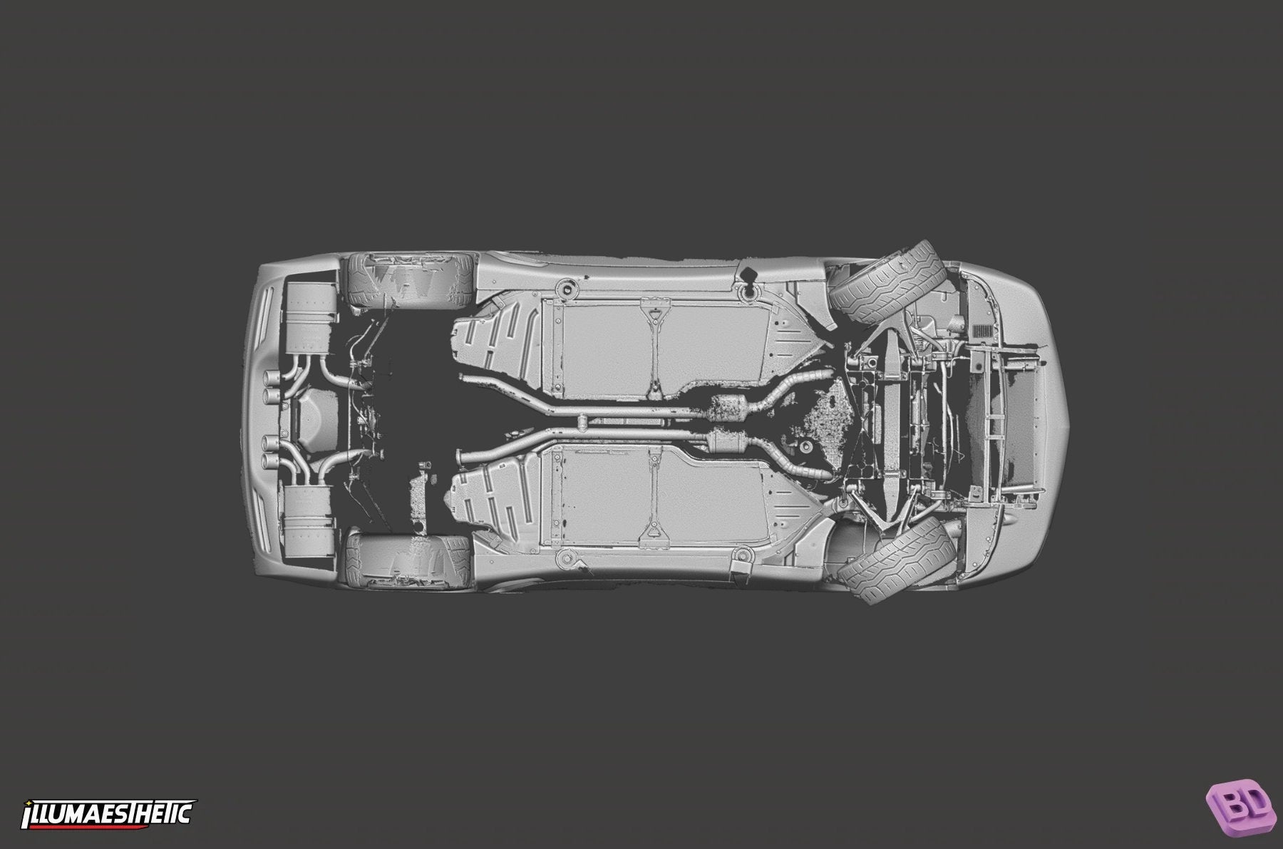 Chevrolet Corvette C5 3D Scan (1997-2004)