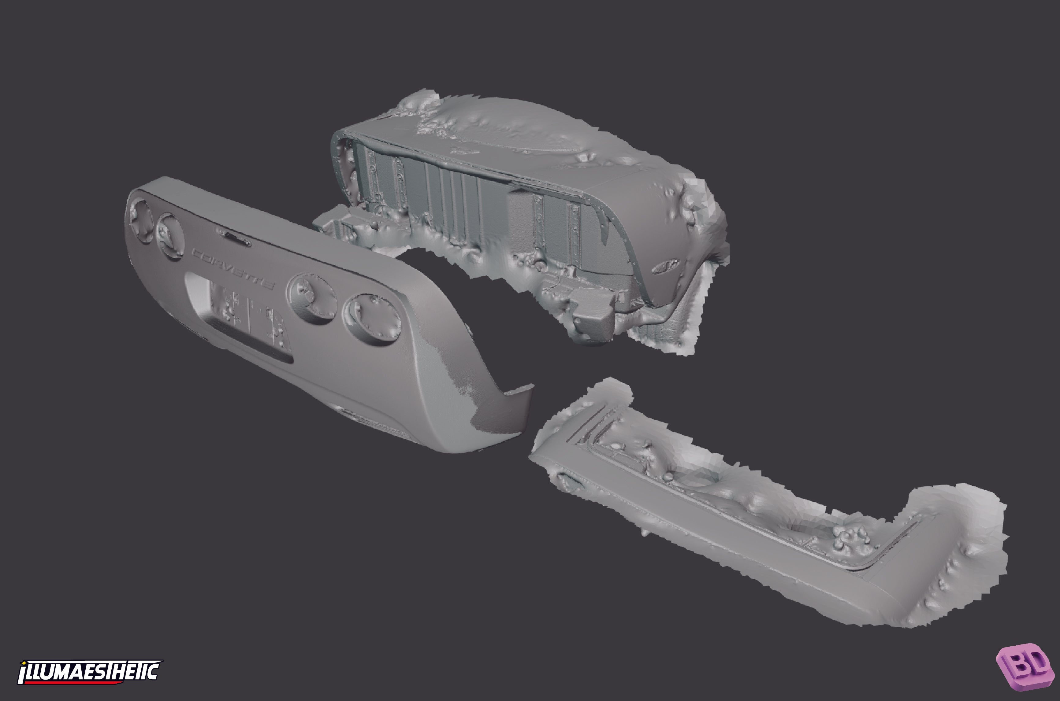 Chevrolet Corvette C5 3D Scan (1997-2004)