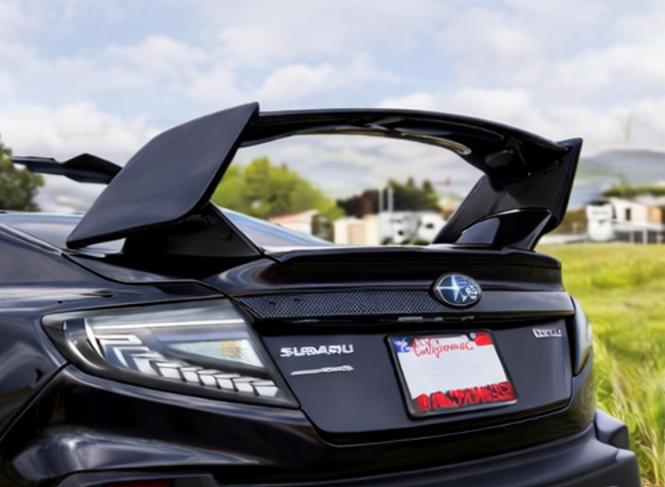 OLM S Style Paint Matched Spoiler 5pc - 2022-2026 WRX