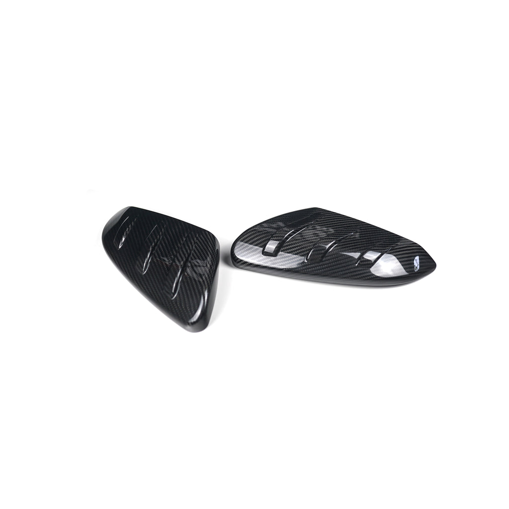 JDMuscle [17-21 FK8 Type R] Tanso Carbon Fiber MU Style Side Mirror Covers | JDM-FK8-MC1