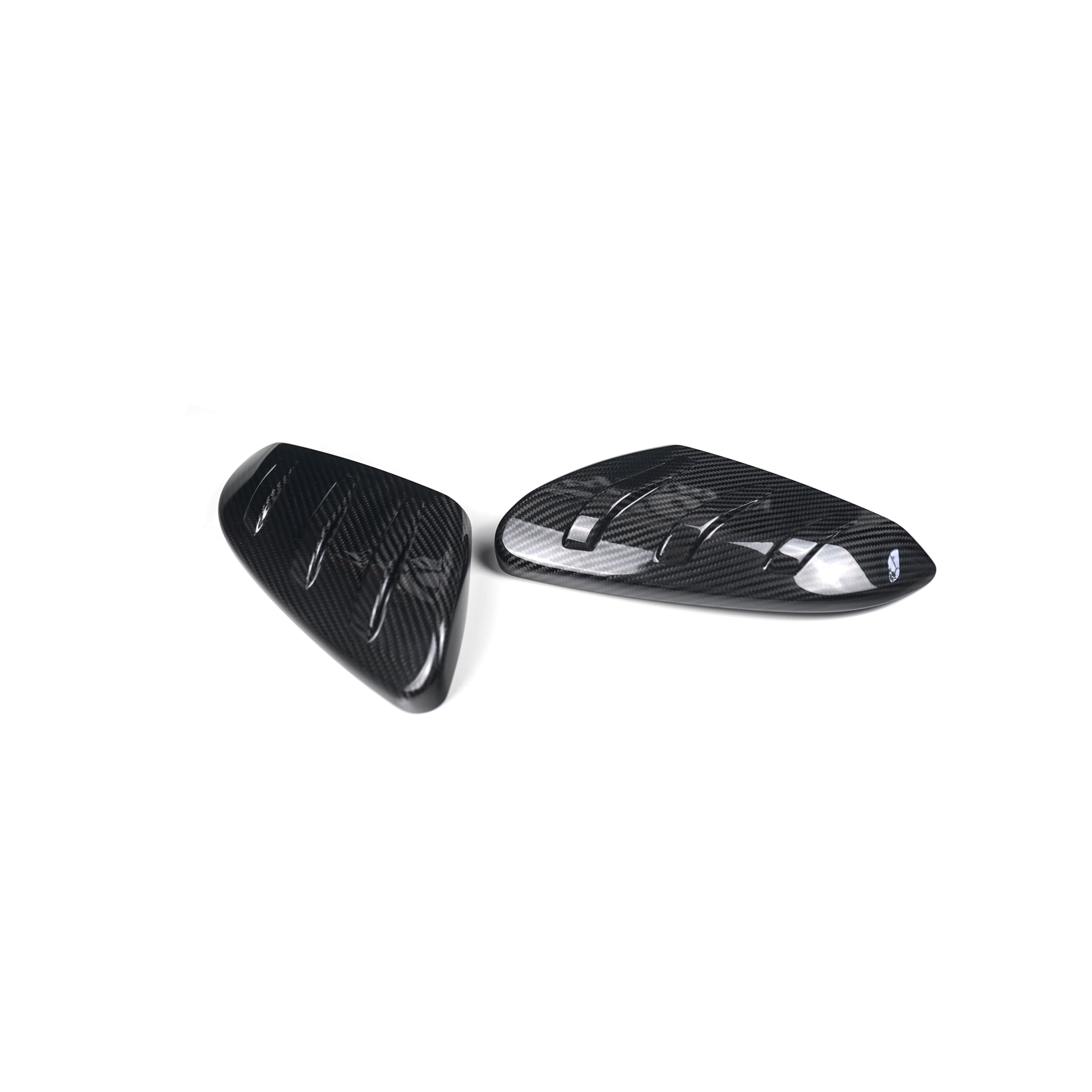 JDMuscle [17-21 FK8 Type R] Tanso Carbon Fiber MU Style Side Mirror Covers | JDM-FK8-MC1