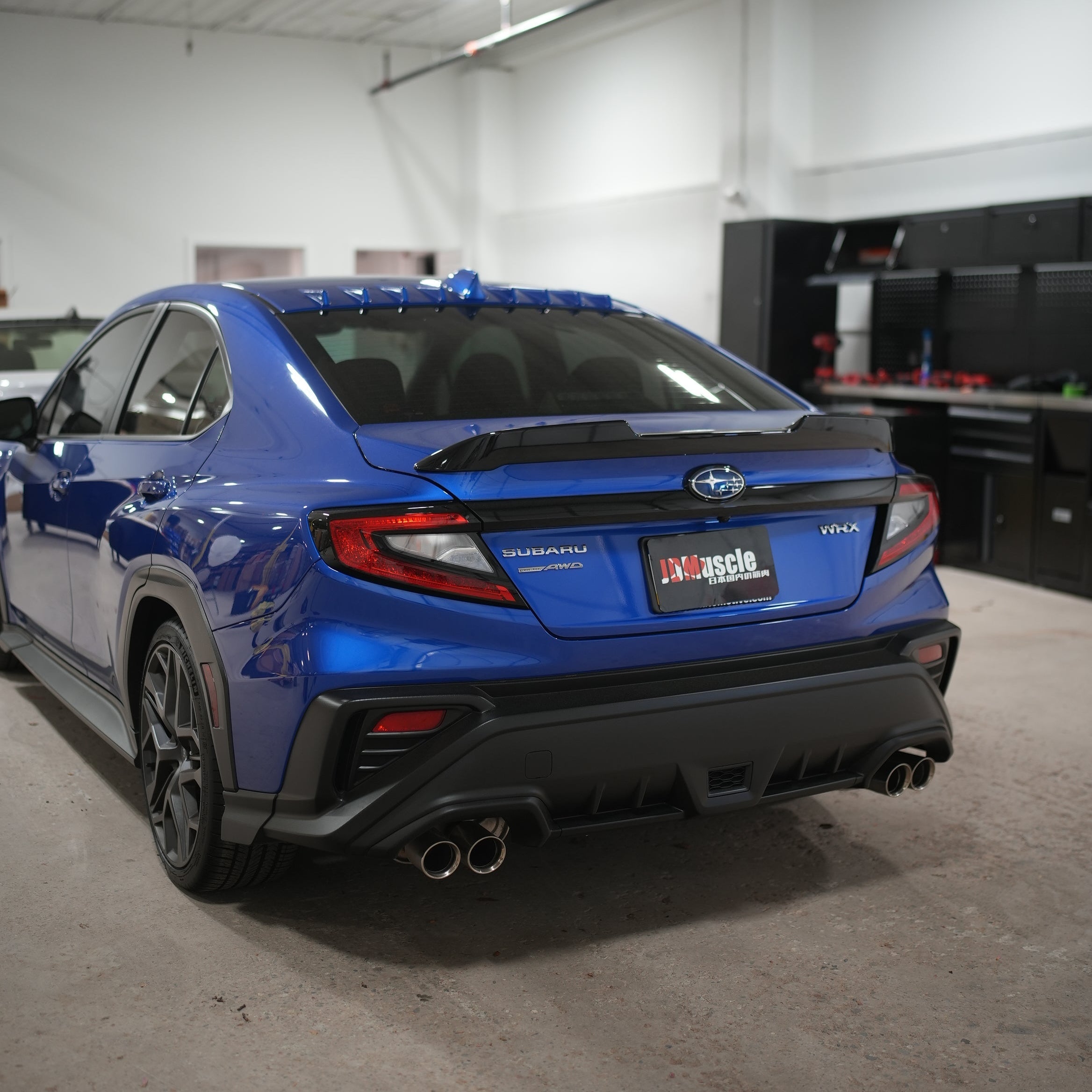 JDMuscle [22-25 WRX] Vortex Generator V1 Paint Matched / Gloss Black / ABS