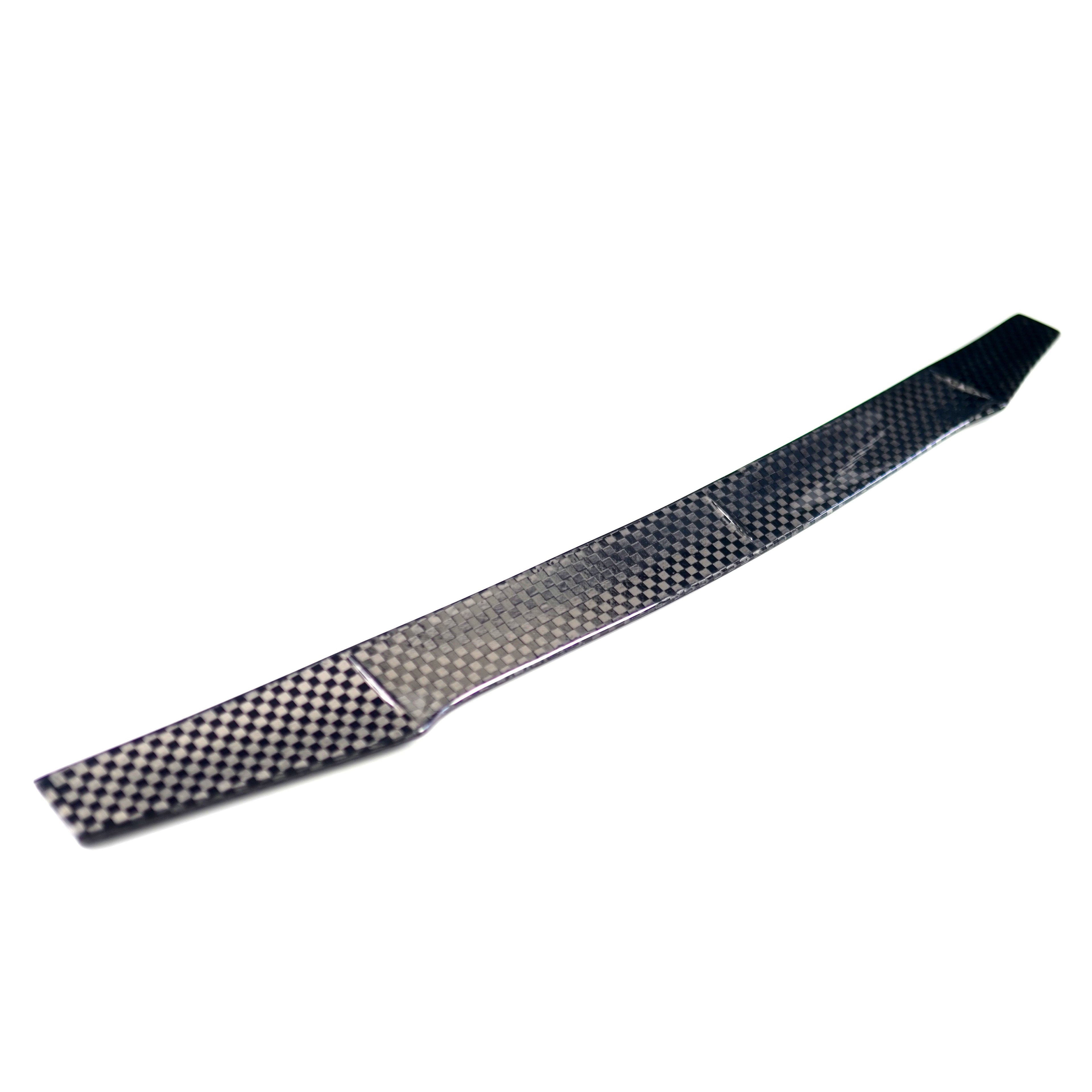 JDMuscle [15-21 WRX/STI w/ OEM STI Wing] Tanso Carbon Fiber Wing Gurney Flap V2 - Different Carbon available