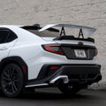 JDMuscle [22-25 WRX] STI Style Swan Neck Spoiler Paint Matched / Carbon Fiber