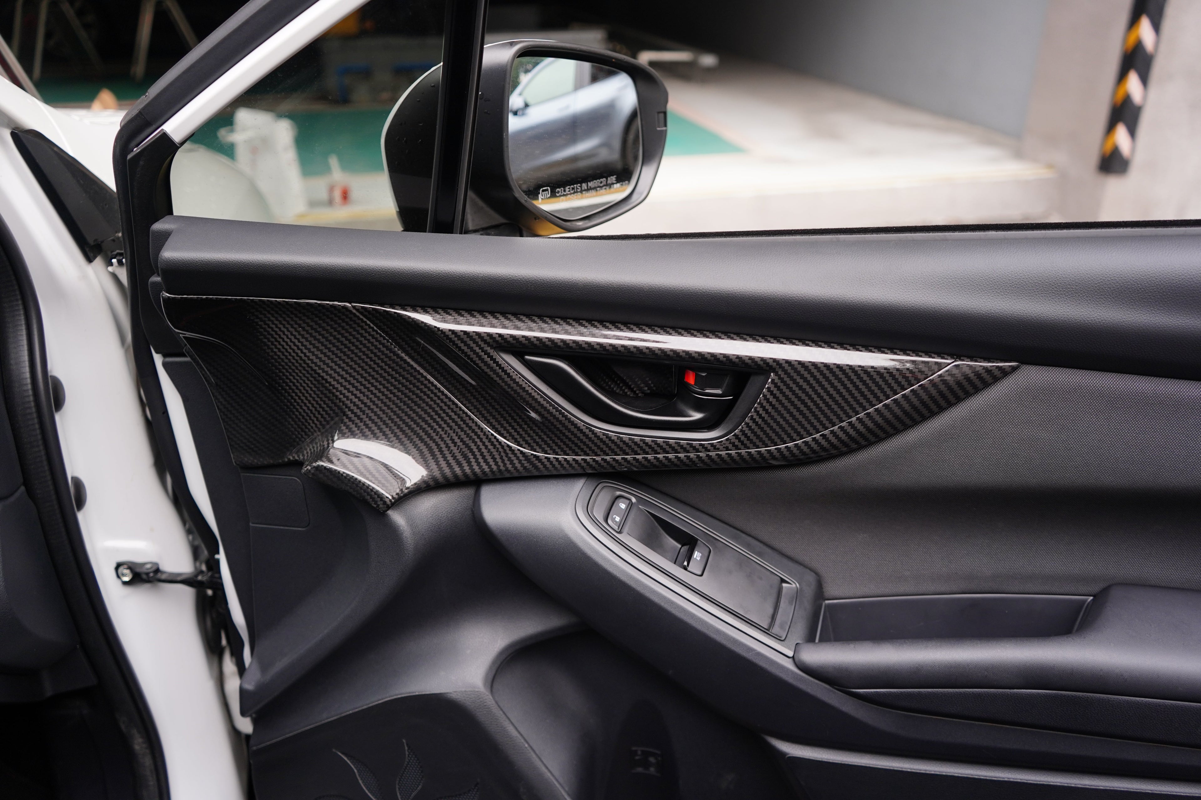 JDMuscle [22-25 WRX] Tanso Dry Carbon Fiber Front Door Larger Pannel Covers - 2 PC
