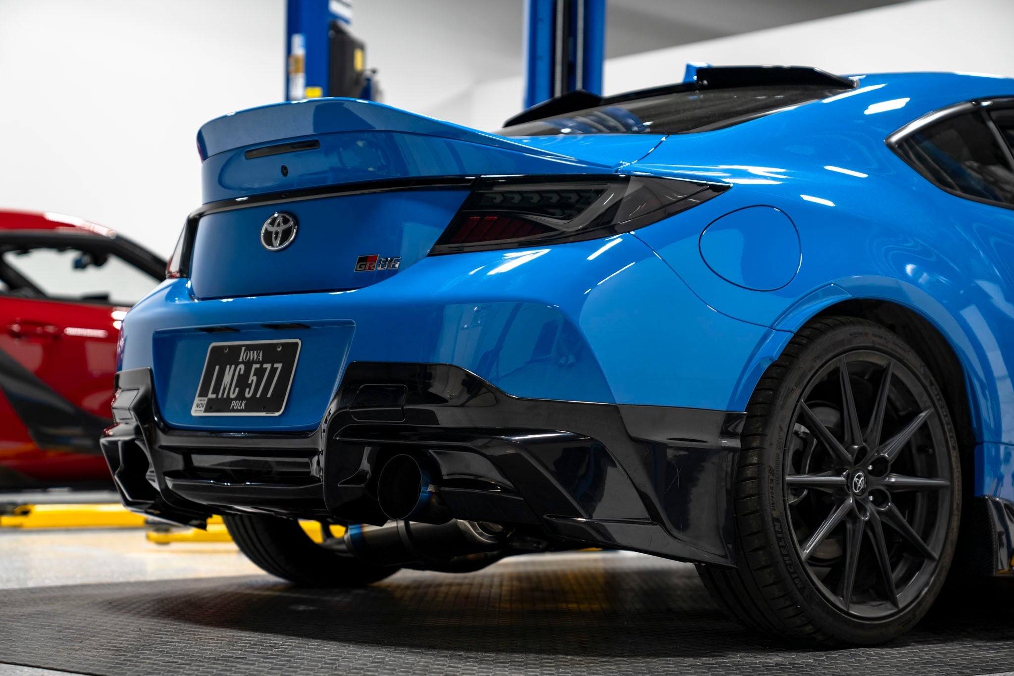 OLM TR Style Rear Bumper Lip (Unpainted) - 2022+ GR86 / BRZ