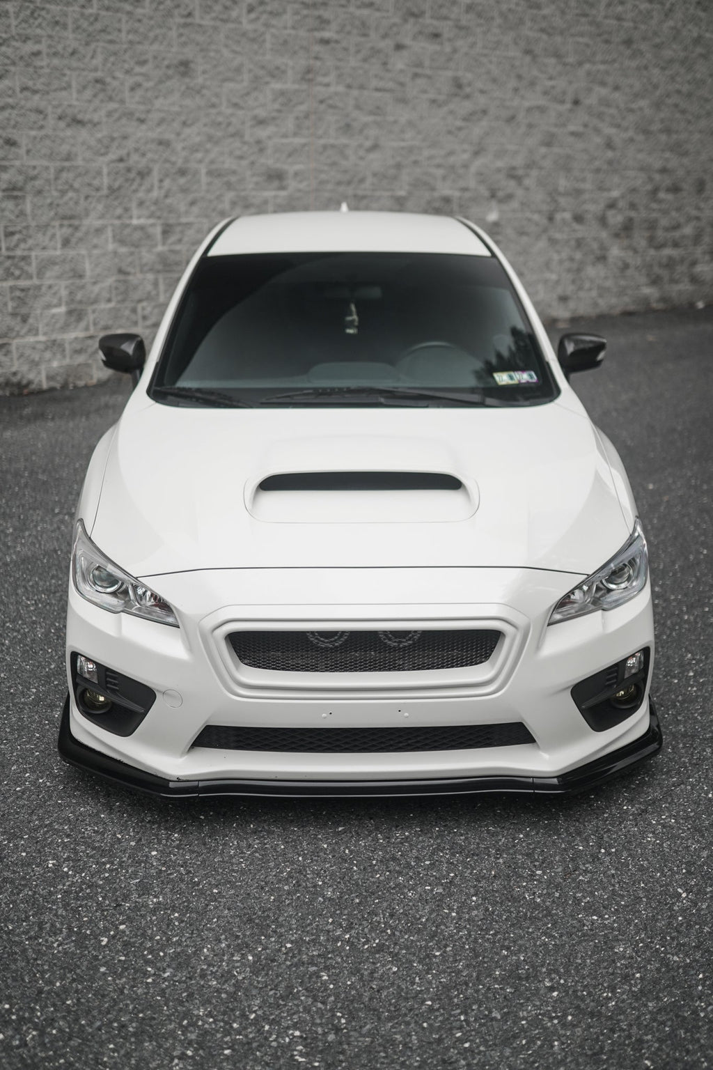 JDMuscle [15-17 WRX/STI] CS Style Front Bumper Grille-Paint Matched/Gloss Black