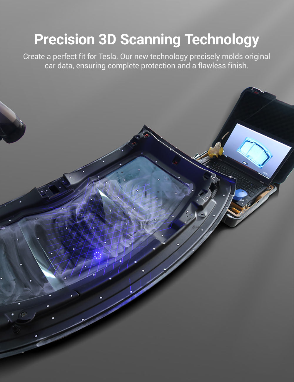 Dry Carbon Fiber Center Console Cover For Model Y Juniper / Model 3 Highland