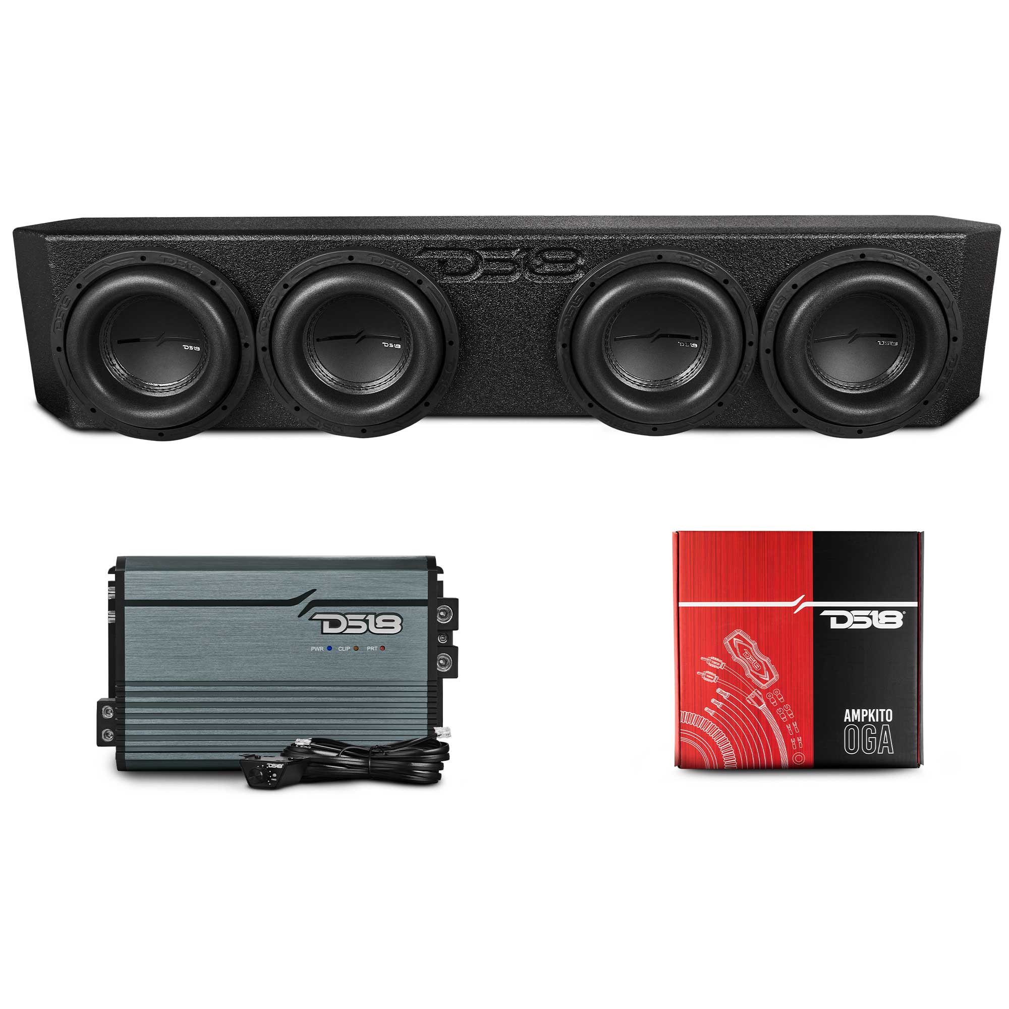 2018-2026 Jeep Gladiator Quadruple 8” Ported Subwoofer Enclosure