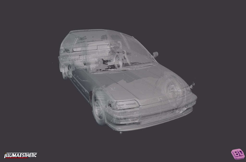 Honda Civic (EF) 3D Scan (1987-1991)