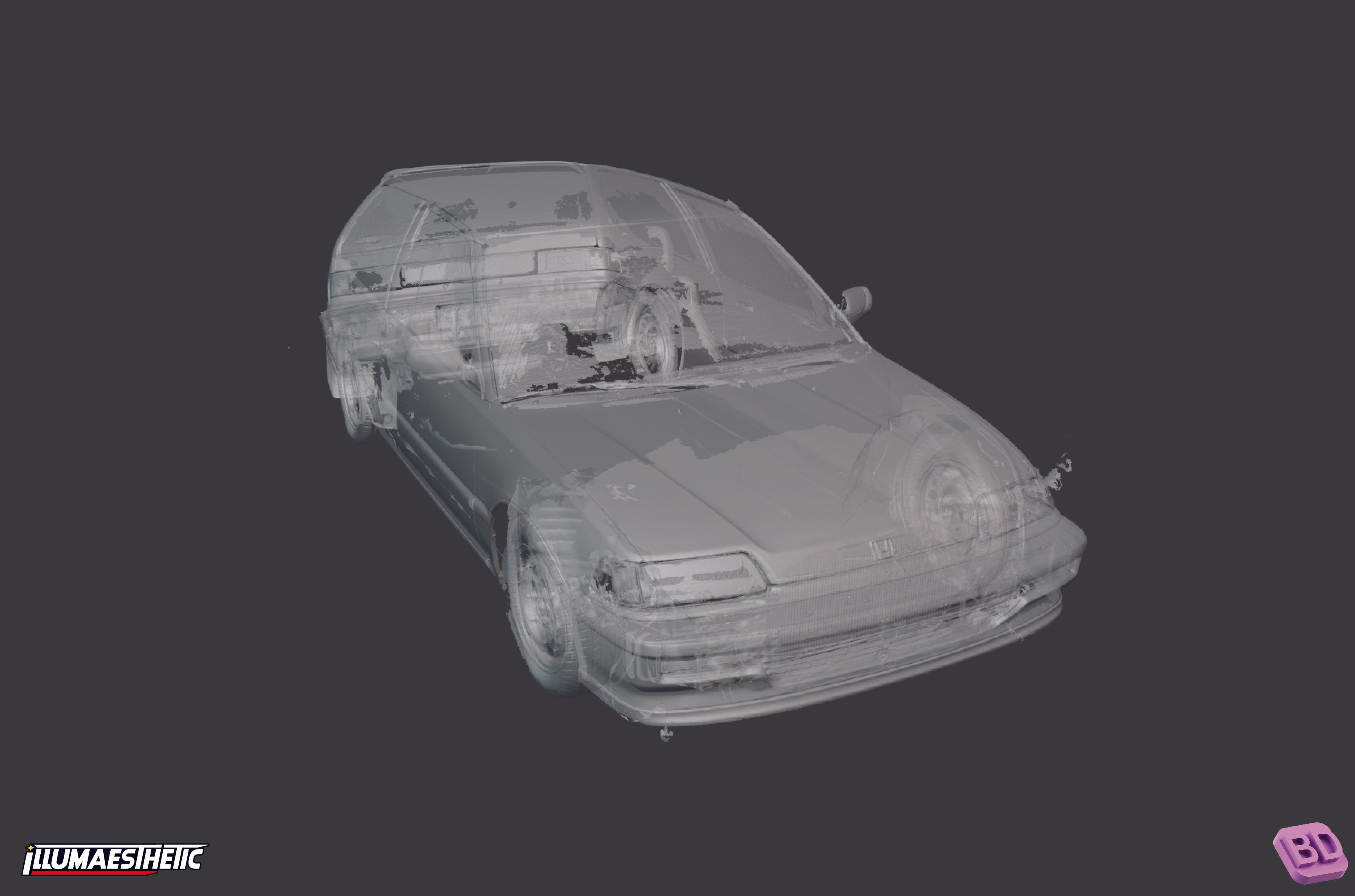 Honda Civic (EF) 3D Scan (1987-1991)