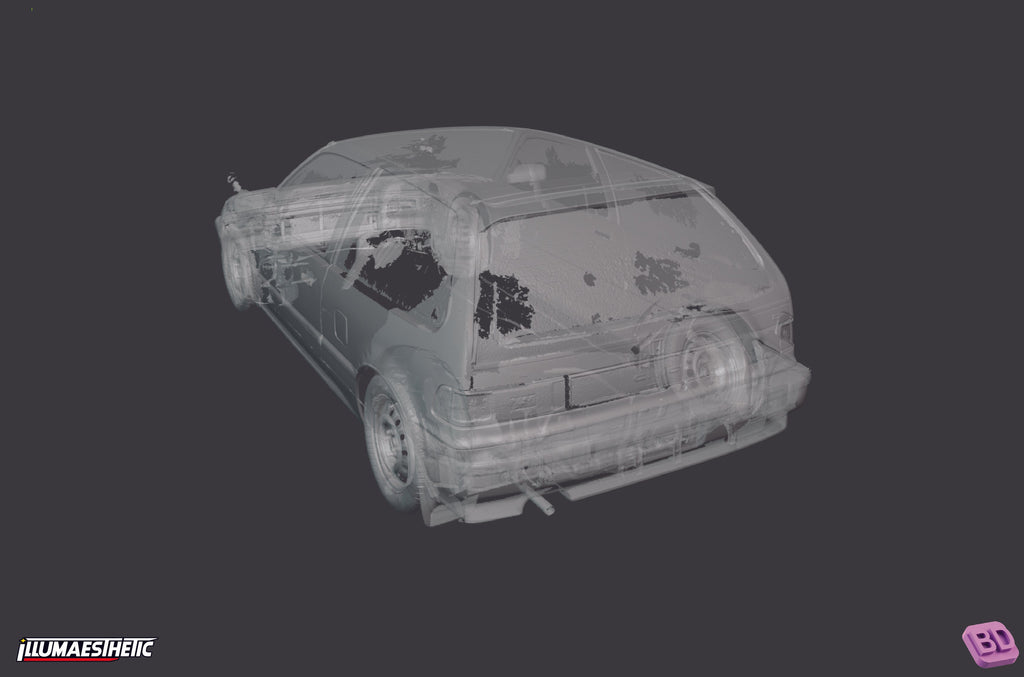 Honda Civic (EF) 3D Scan (1987-1991)