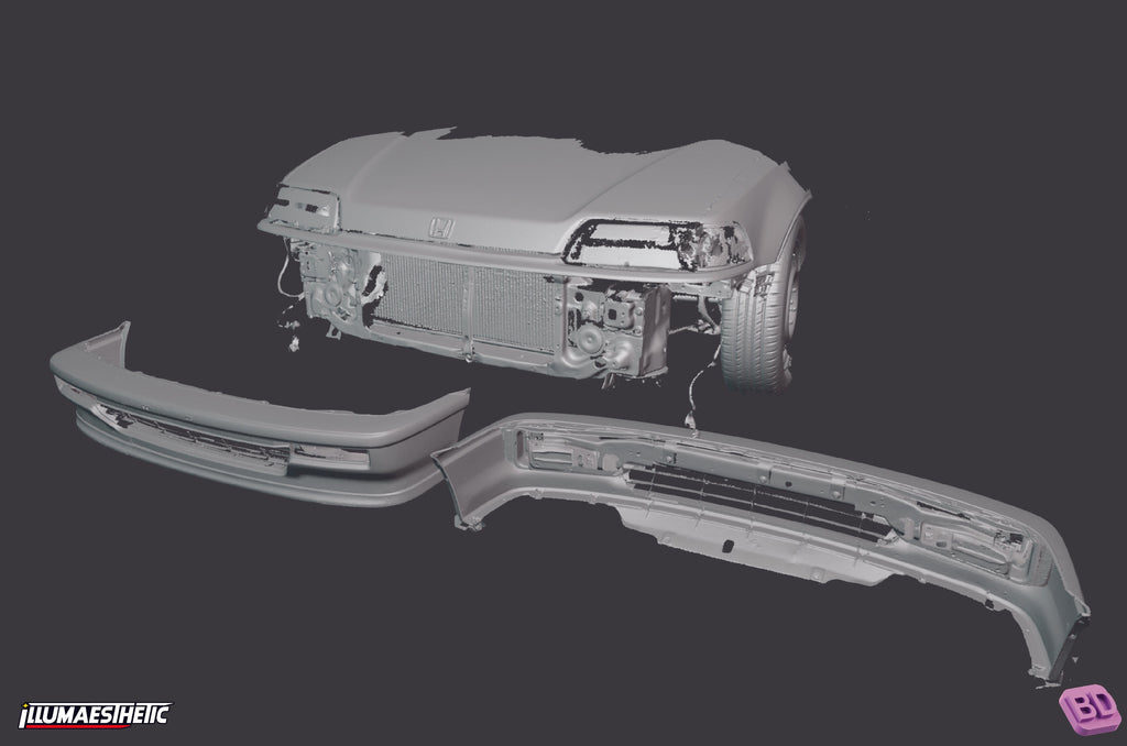 Honda Civic (EF) 3D Scan (1987-1991)