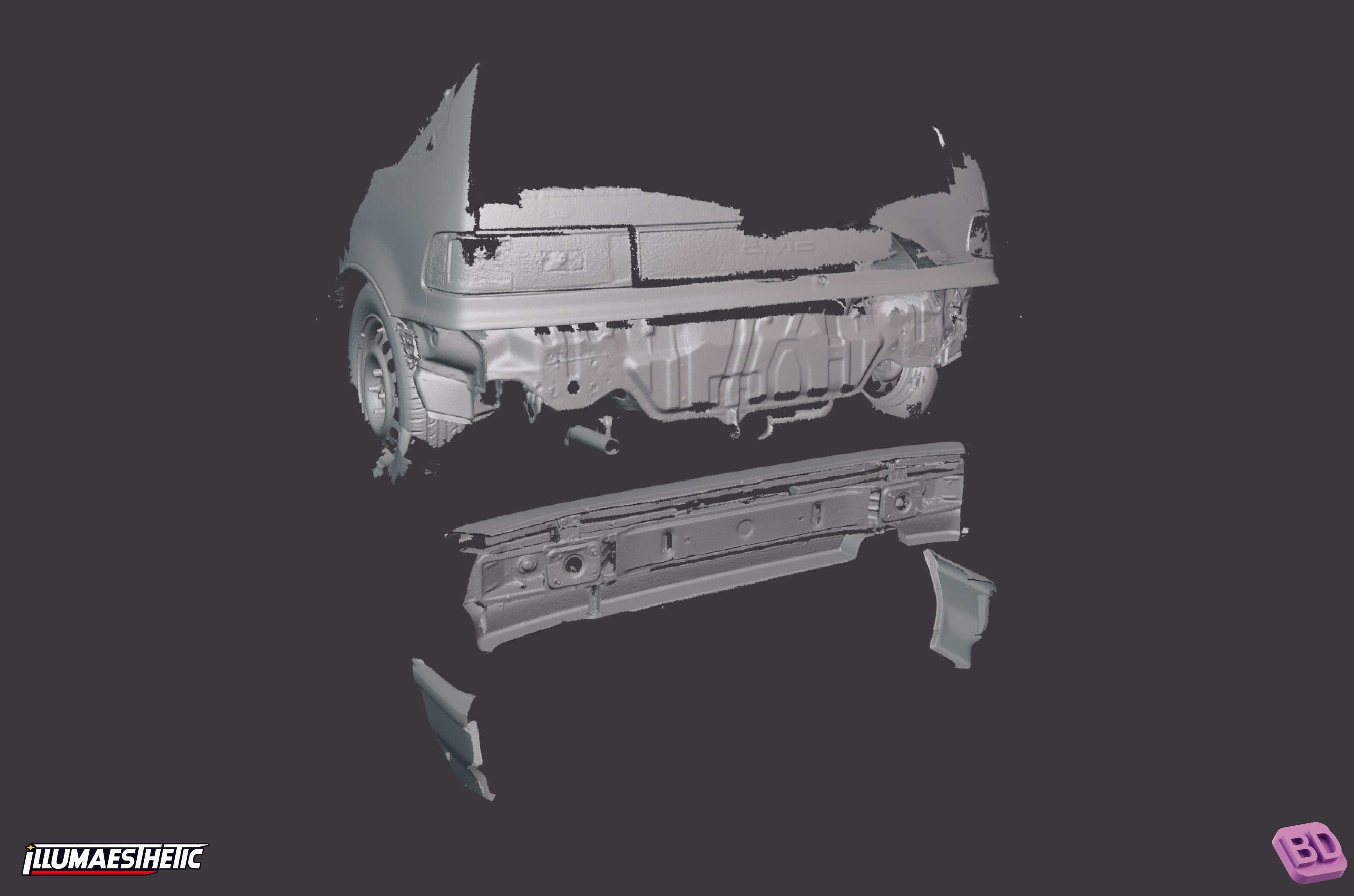 Honda Civic (EF) 3D Scan (1987-1991)