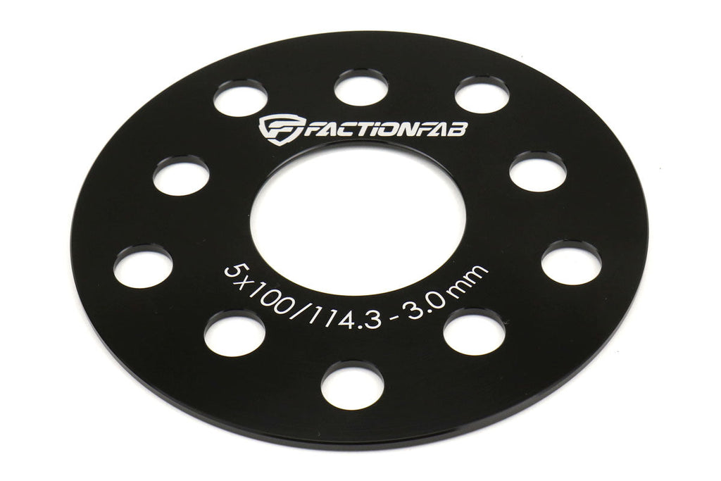 FactionFab Subaru 5x100/114.3 3mm 6061-T6 Forged Spacer Set