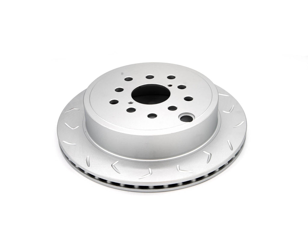 FactionFab Slotted Rear Rotor V2 Dual Drilled 5x100/114 Subaru WRX 2022+ 6mt / FR-S / BRZ / 86 2013+