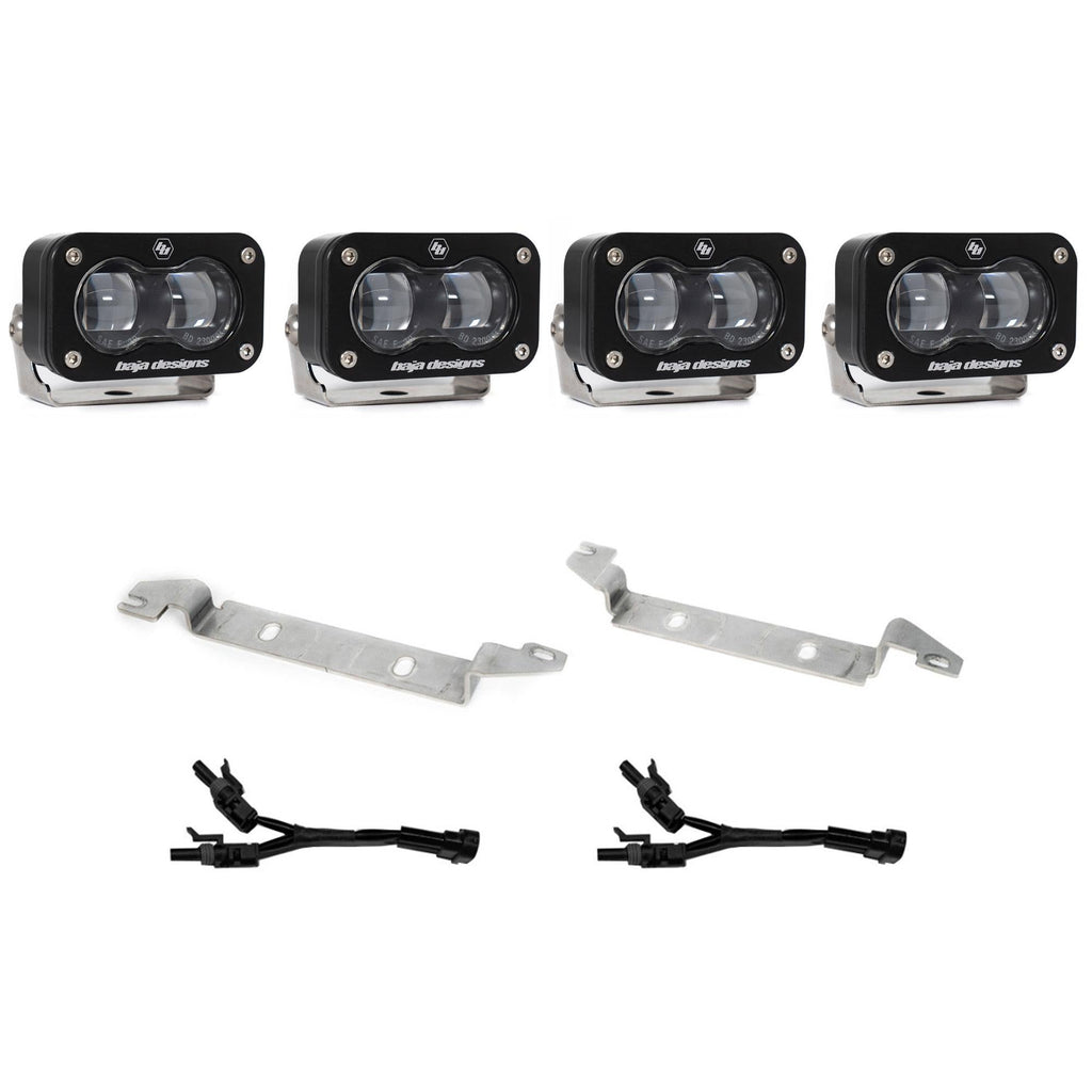 Baja Designs 2025 Toyota 4Runner S2 SAE Fog Pocket Light Kit - Clear 44-8282