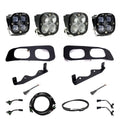 Baja Designs 2023+ Ford F250/F350 Super Duty Squadron SAE/Pro Fog Pocket Kit - Clear Upfitter 448227UP