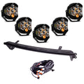 Baja Designs 23+ Ford Super Duty LP6 Bull Bar Light Kit w/ Upfitter 448233UP