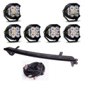 Baja Designs 23+ Ford Super Duty LP4 Bull Bar Light Kit 448234