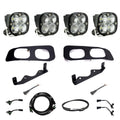 Baja Designs 2023+ Ford F-250/350 Super Duty Squadron Pro Dual Fog Pocket Light Kit w/ Upfitter 448256UP