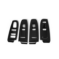 JDMuscle [22-25 WRX] Tanso Dry Carbon Fiber Window Switch Cover with Gloss Finish