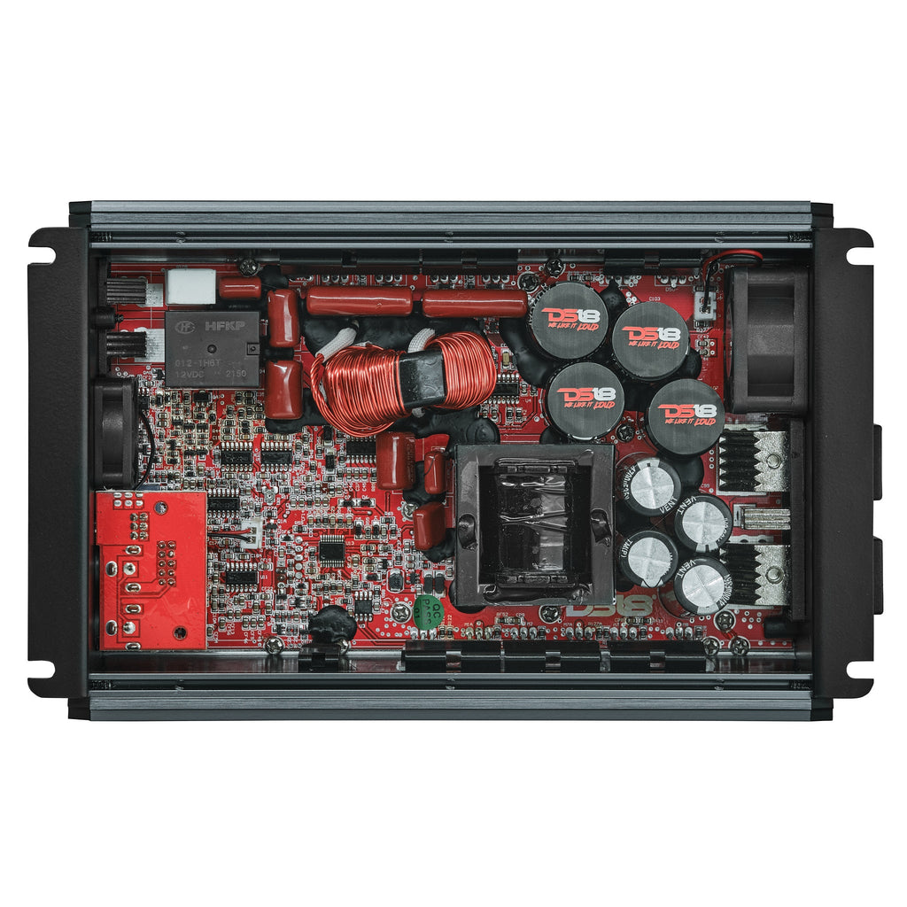FRP Compact Full-Range Class D 1-Channel Amplifier 2,500 Watts Rms @ 1-Ohm