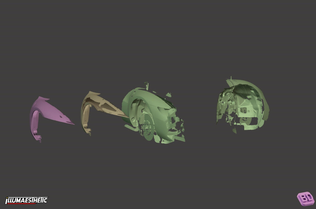 Ferrari 296 GTB (Type F171) 3D Scan (2022+)