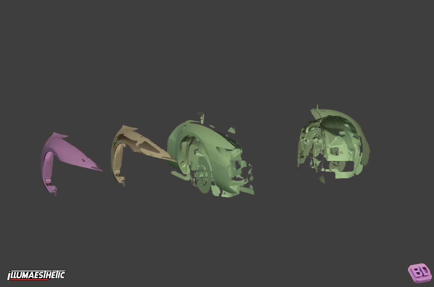 Ferrari 296 GTB (Type F171) 3D Scan (2022+)