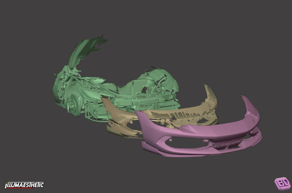 Ferrari 296 GTB (Type F171) 3D Scan (2022+)