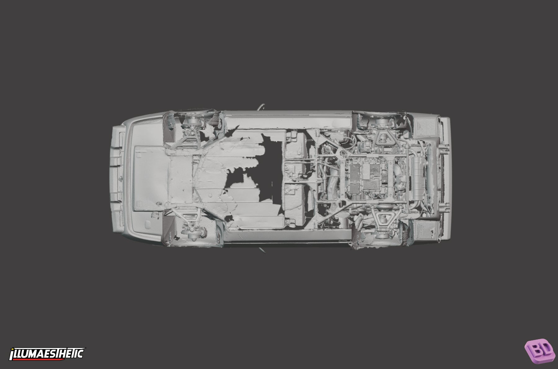 Ferrari 308 GTB 3D Scan (1975-1985)