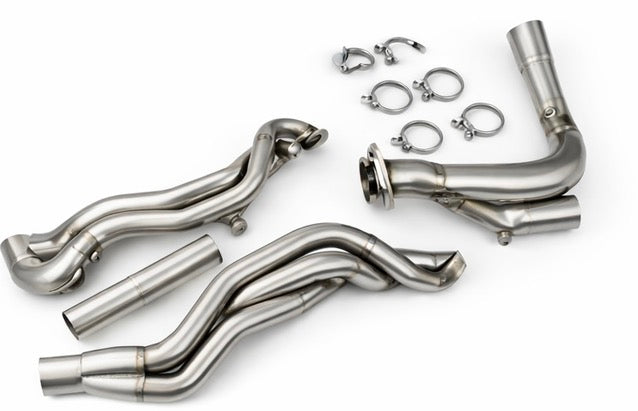 SPDZ1 2015-2025 Ford F150 1 7/8" Long Tube Headers with Off Road Pipe and O2 Extenders (Pre-Order Item)