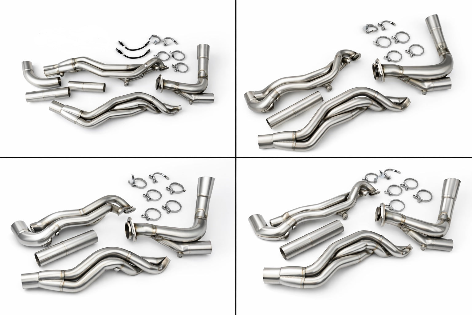 SPDZ1 2015-2025 Ford F150 1 7/8" Long Tube Headers with Off Road Pipe and O2 Extenders (Pre-Order Item)