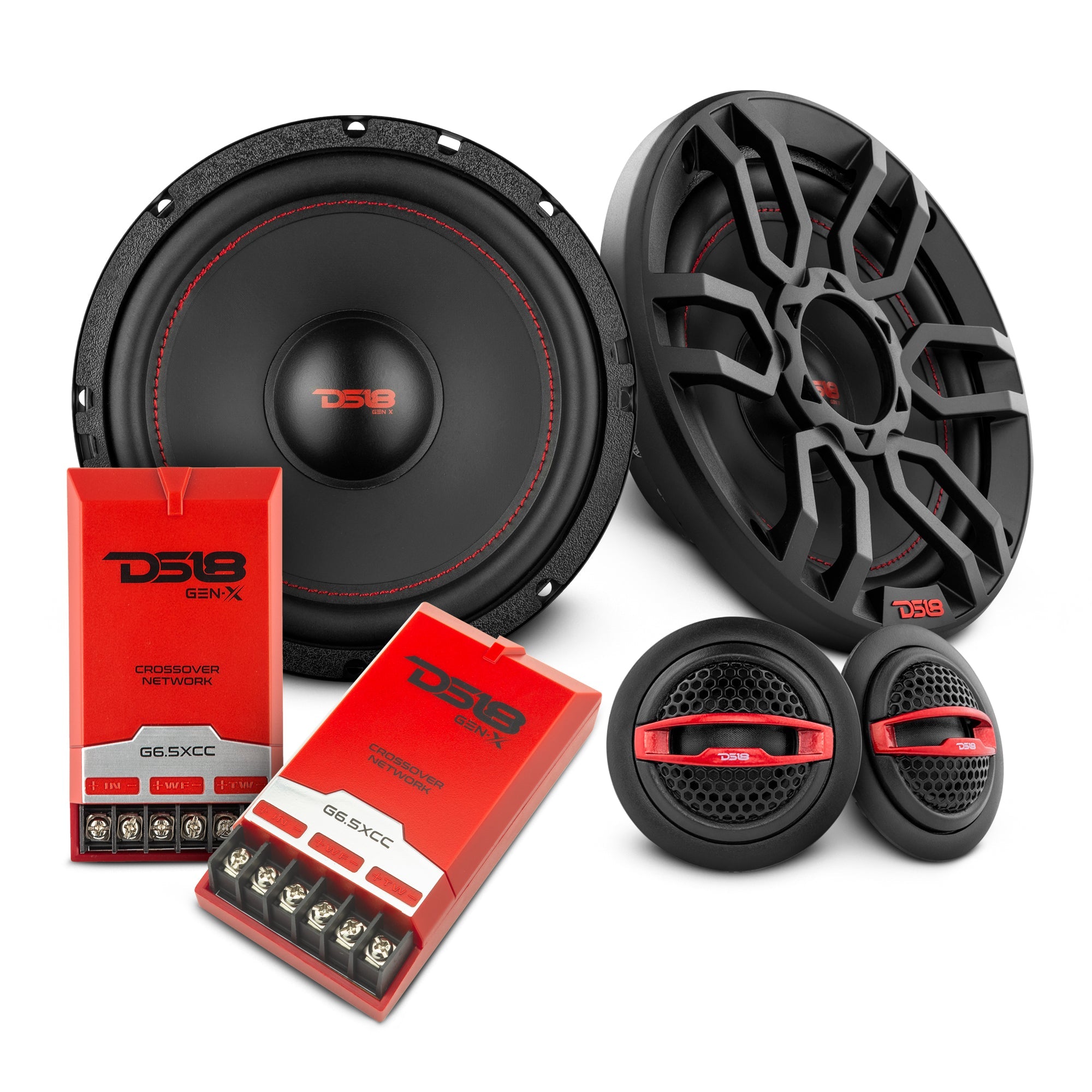 DS18 2008-2021 Honda CR-V  Front and Back Doors Speakers Good Upgrade/Replacement Package 900 Watts