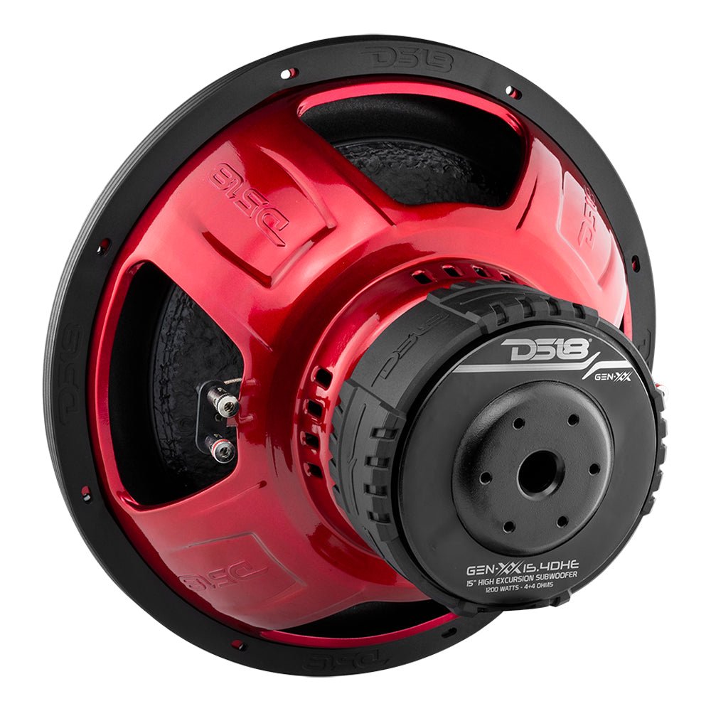 GEN-XX 15" High Excursion Subwoofer Double Stacked Magnets 600 Watts Rms DVC  4-Ohm