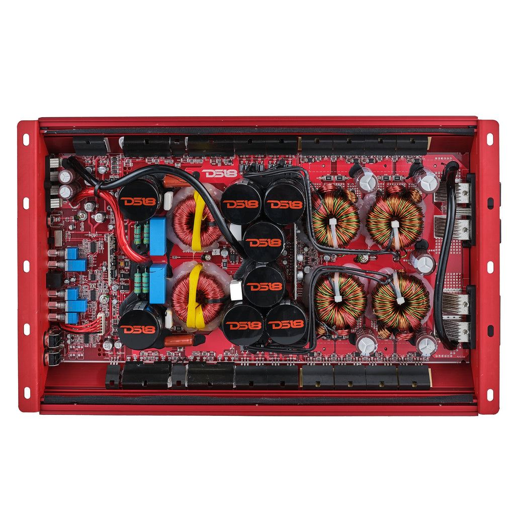 HOOLIGAN KO 1-Channel Amplifier with Voltmeter 5000 Watts Rms @ 1-Ohm Made In Korea