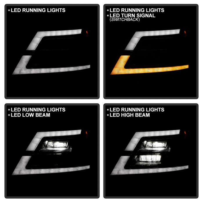 SPYDER xTune 21-24 Nissan Armada Full LED Headlight - OE Left (HD-JH-NARM21-FLED-OE-L) 9959912