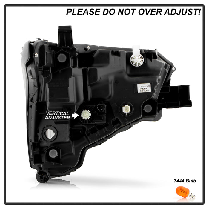 SPYDER Xtune 22-24 Toyota Tundra Black Housing Full LED Headlight - OE Black Set (HD-JH-TTU22-LED-AM-BK) 9956836