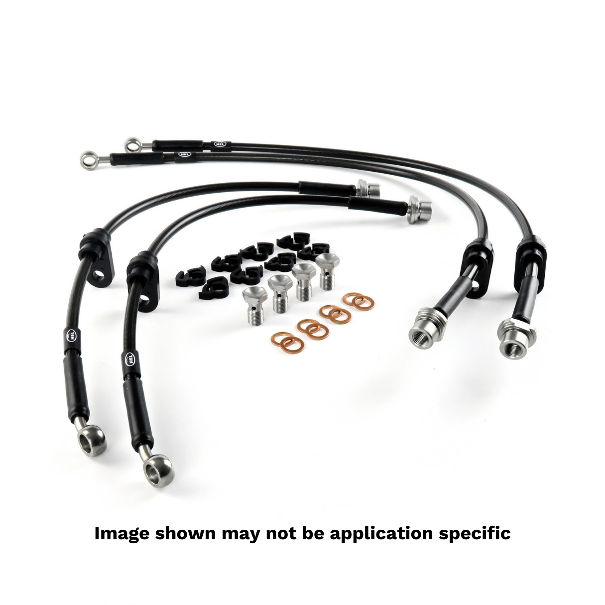 HEL Performance Brake Lines for Mazda 626 1.8 1987-1992, Stainless Steel Braided