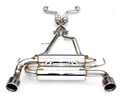 Invidia Gemini Rolled Stainless Tips Cat Back Nissan 350z 2003-2009 | HS02N3ZGIS