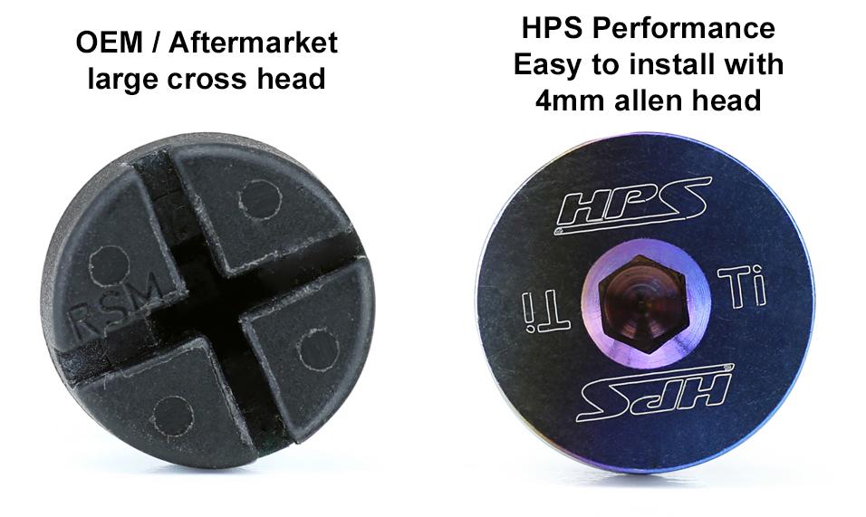 HPS Titanium Coolant Bleed Screw for BMW / Mini Cooper