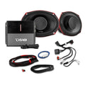 2014-Up Harley-Davidson Street Glide or Road Glide Rear Upgrade Package - 2x PRO Mid-Range w/ Driver | 1x Amp