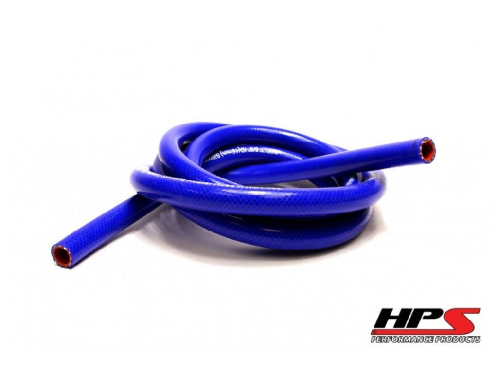 HPS High Temp 5/8"ID(16mm) Reinforced Silicone Heater Hose Blue-10 Ft Roll