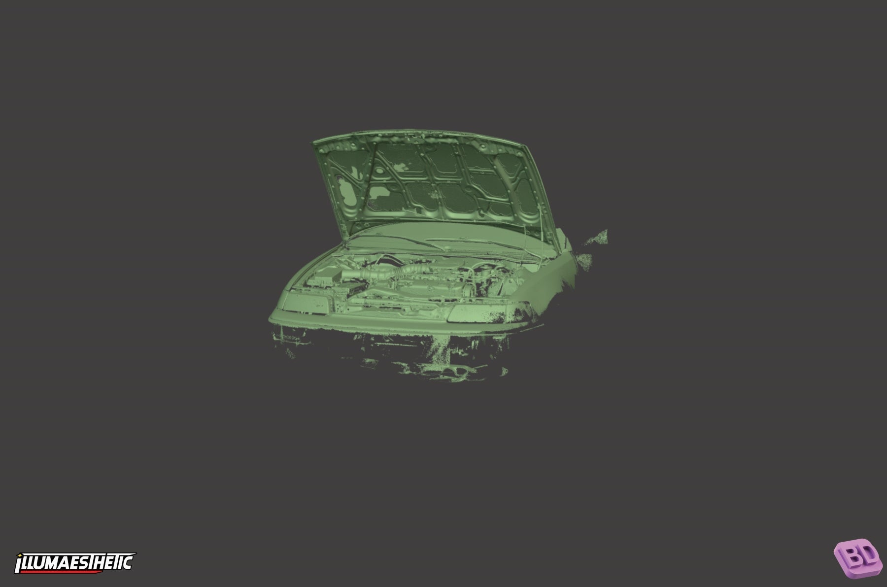 Honda CR-X 3D Scan (1987-1991)