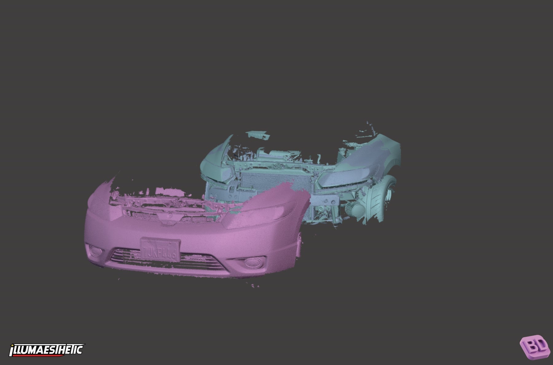 Honda Civic Si (FG2) 3D Scan (2006-2009)