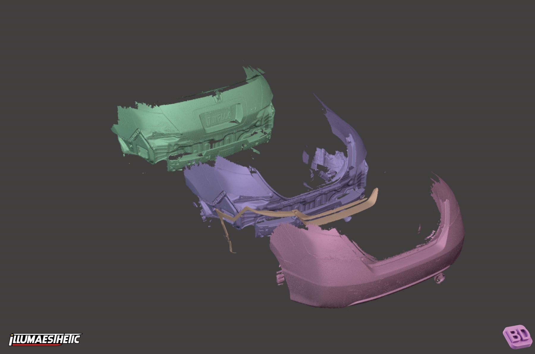 Honda Civic Si (FG2) 3D Scan (2006-2009)