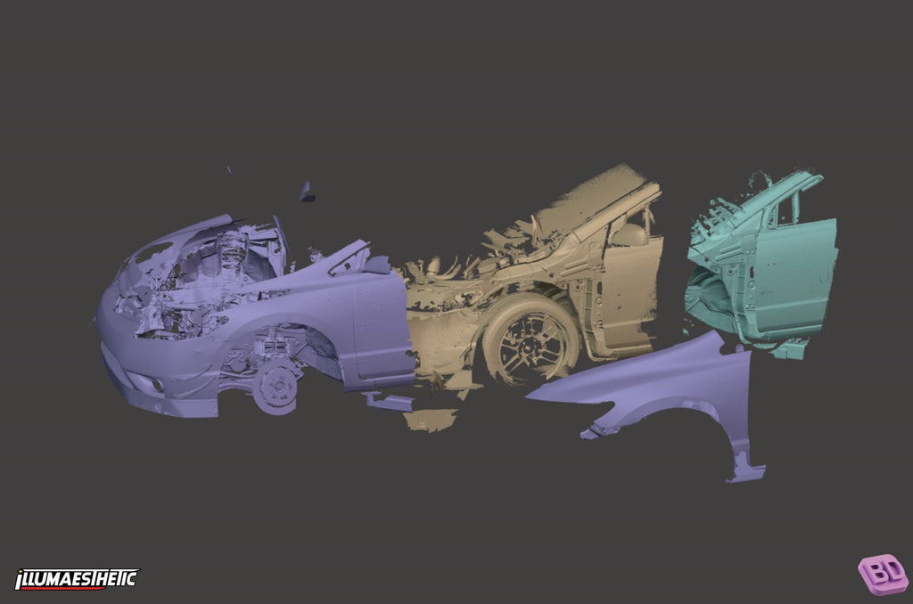 Honda Civic Si (FG2) 3D Scan (2006-2009)