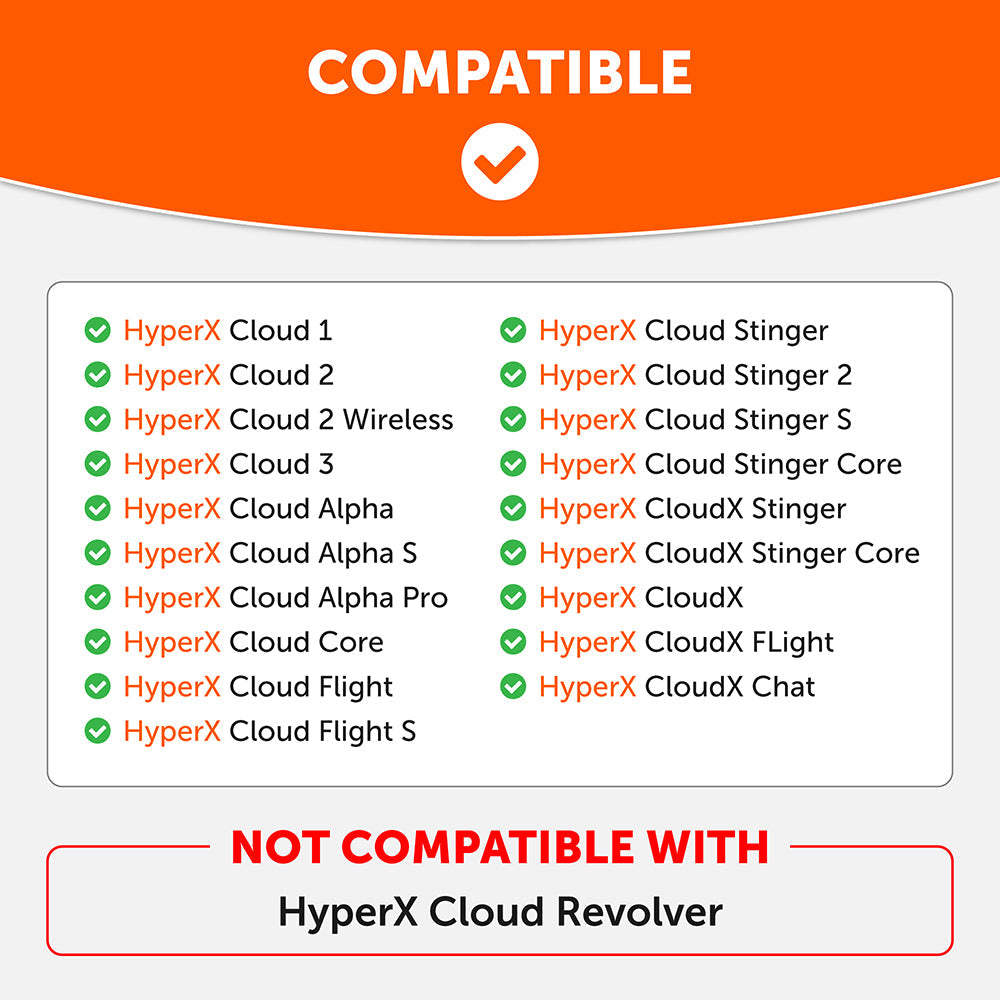 HyperX Cloud FPS Gaming Earpads - WC StealthZ Cloud